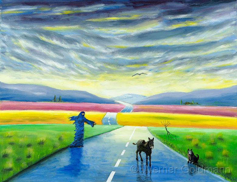 Unterwegs (70x90)cm.jpg - Unterwegs / On the way (70x90)cm